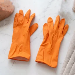 Reusable Rubber Cleaning Gloves – Waterproof & Durable for Kitchen