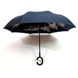 Reverse Umbrella Windproof Automatic Compact Travel
