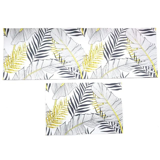 Reversible Dining Table Placemat – Elegant Leaf Design