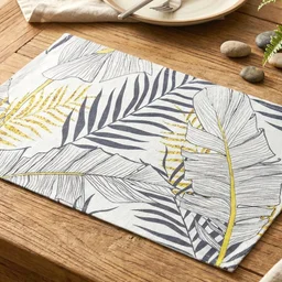 Reversible Dining Table Placemat – Elegant Leaf Design