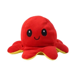 Reversible Octopus Plush Toy – Express Moods with Soft Comfort