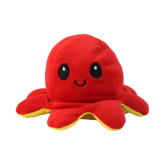 Reversible Octopus Plush Toy – Express Moods with Soft Comfort