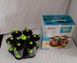 Revolving Spice Rack – 6-Piece Masala Container Set | Miracle