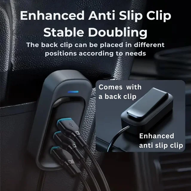 RGB Car USB Charger – Multi-port Fast Charging with LED Light