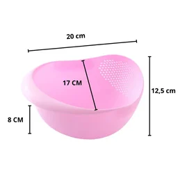 Rice Bowl Strainer – Large Plastic Grain Washer | Tidy Table