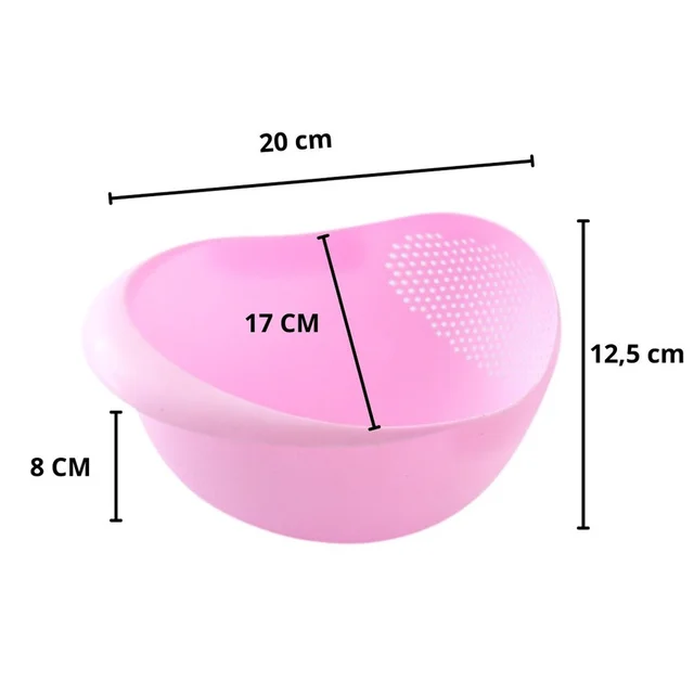 Rice Bowl Strainer – Large Plastic Grain Washer | Tidy Table