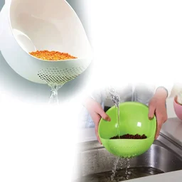 Rice Bowl Strainer – Large Plastic Grain Washer | Tidy Table