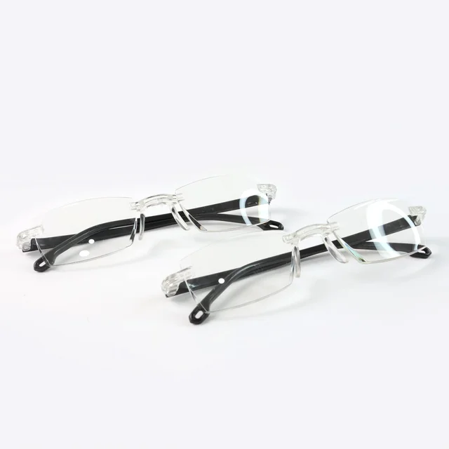 Rimless Reading Glasses – Lightweight Pack of 2 Comfort Readers