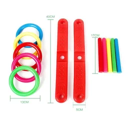 Ring Toss Game – 13 Pc Family Fun & Skill Builder | Play & Move