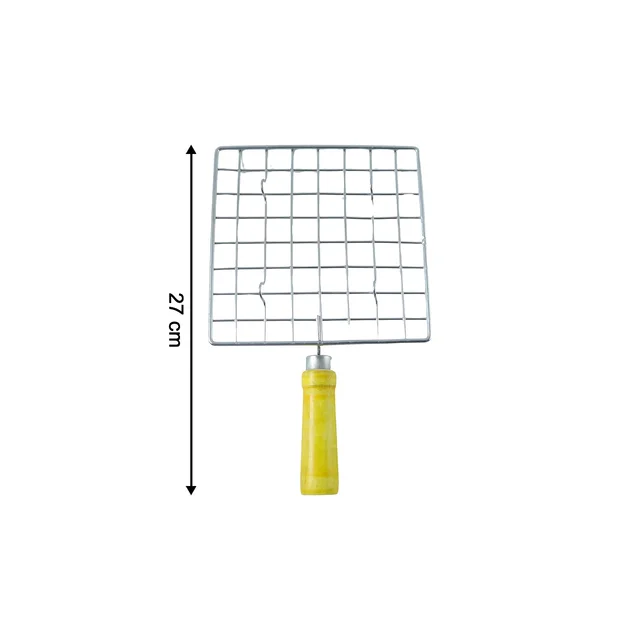 Roaster Jali – Stainless Steel & Wooden Handle | CookAura