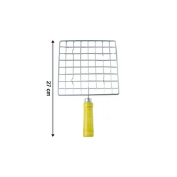 Roaster Jali – Stainless Steel & Wooden Handle | CookAura