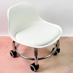 Rolling Stool with Wheels – Low Height & Ergonomic | Indo Glow