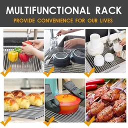 Roll-Up Dish Drying Rack – Space-Saving | CookAura