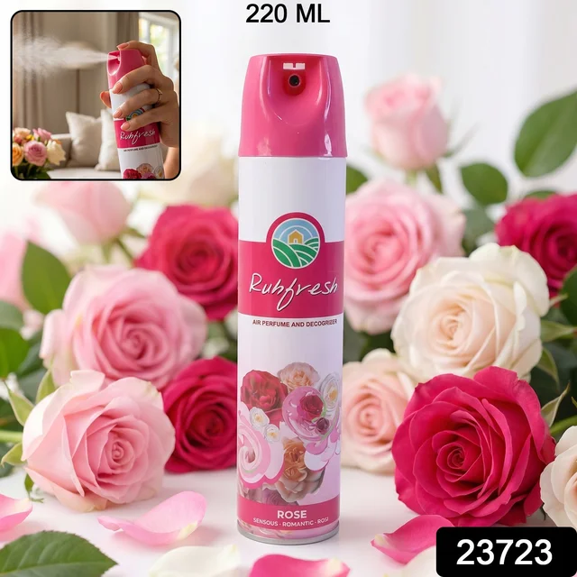 Rose Air Freshener Spray – Long Lasting Floral Scent in 220 ML