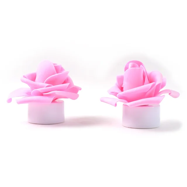 Rose LED Flickering Tealight Candles – Romantic Flameless Glow