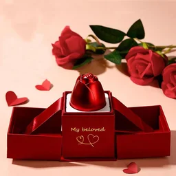 Rose Ring Box Jewellery – Romantic Gift with Magical Presentation