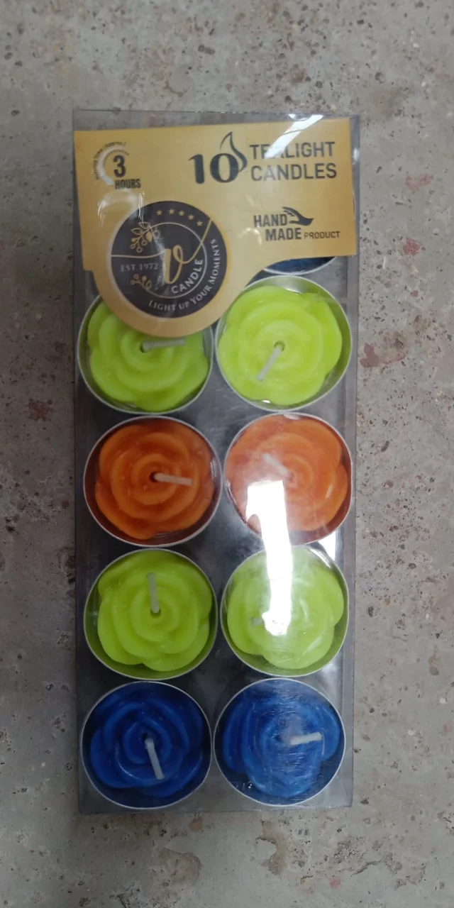 Rose Tealight Candles – Scented Floating Pack of 10 | Indo Glow