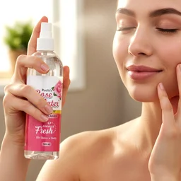 Rose Water Face Cleanser Spray – Hydrating & Refreshing Mist for Skin