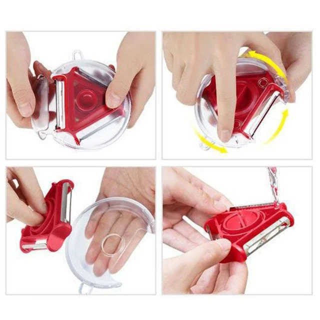 Rotary Vegetable Slicer – 3-in-1 Peeler, Cutter & Planer | Vastate