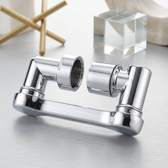 Rotatable Faucet Splash Head Extension, Swivel Arm Tap Nozzle Attachment (1 Pc)