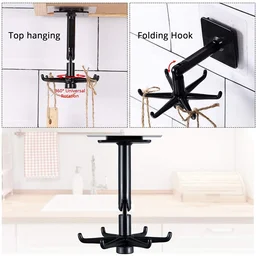 Rotatable Hooks – 360° Swivel for Space-Saving Storage