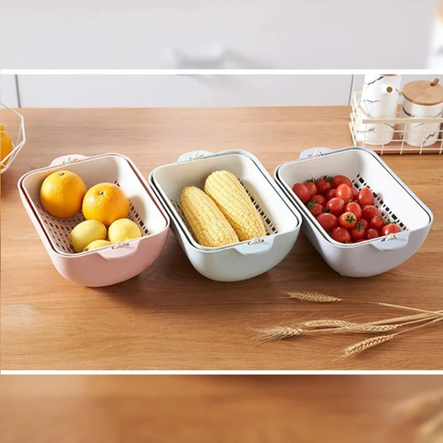 Rotatable Strainer Basket – BPA-Free Double Layer | Vastate