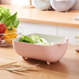 Rotatable Strainer Basket – BPA-Free Double Layer | Vastate
