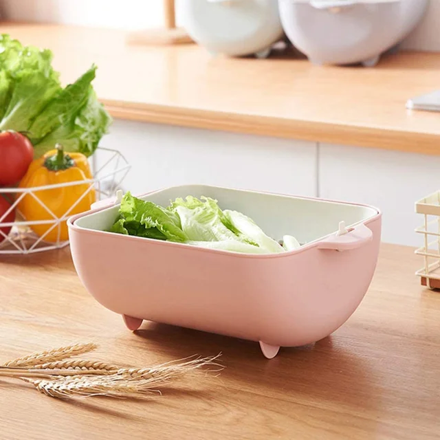 Rotatable Strainer Basket – BPA-Free Double Layer | Vastate