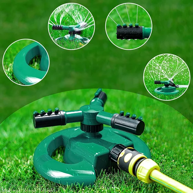 Rotating Garden Sprinkler – 360° Lawn Irrigation | Tidy Roots