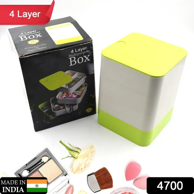 Rotating Jewelry Box – 4-Layer 360° Organizer for Accessories | Organivo