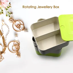 Rotating Jewelry Box – 4-Layer 360° Organizer for Accessories | Organivo