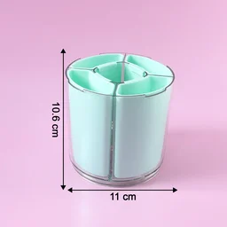 Rotating Pen Holder – 5 Compartment Desk Organizer Stand