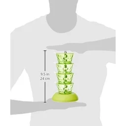Rotating Pickle Rack – 4-in-1 Multipurpose Kitchen Storage | CookAura