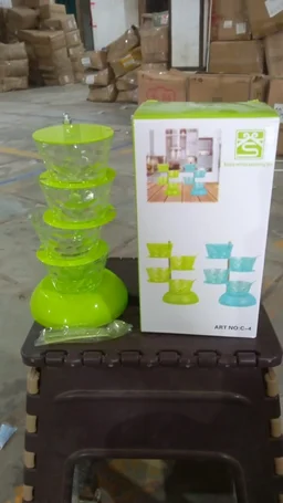 Rotating Spice Rack – 4-Tier 360° Pickle Tower |