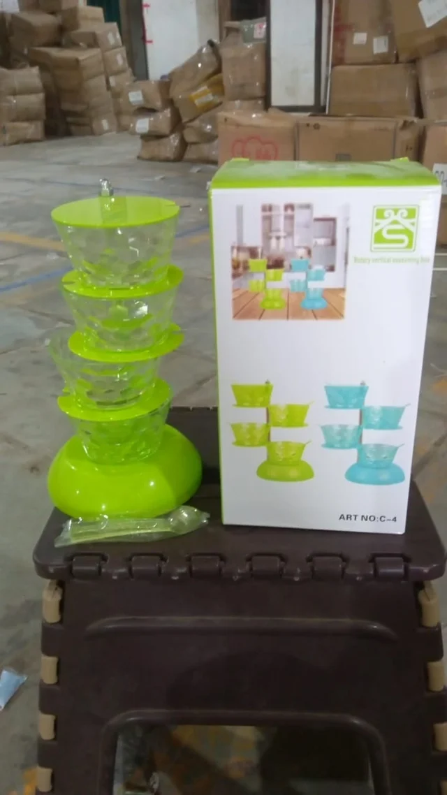 Rotating Spice Rack – 4-Tier 360° Pickle Tower |