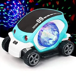 Rotating Stunt Car Toy – 360° Bump & Go Fun | Spark Tots