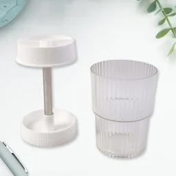 Rotating Toothbrush Holder Stand – Space-Saving Bathroom Organizer