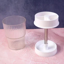 Rotating Toothbrush Holder Stand – Space-Saving Bathroom Organizer