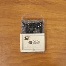 Round Head Push Pins – Strong Steel, Secure Pinning (80 Pieces)