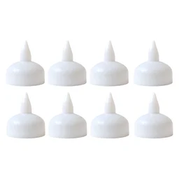 Round LED Flameless Tealight Candles – Safe Warm Glow Set of 8