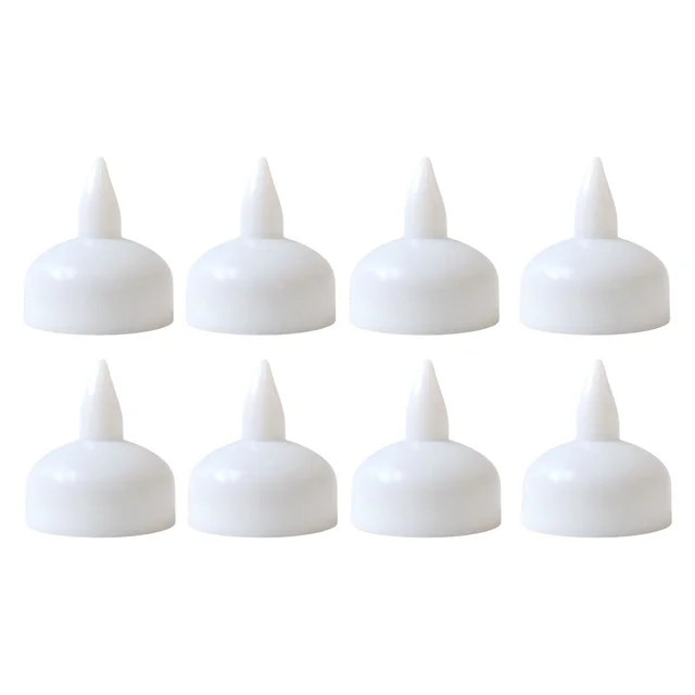 Round LED Flameless Tealight Candles – Safe Warm Glow Set of 8