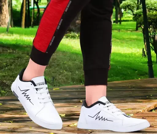 Shoefly Mens Sneakers, Casual Shoes ,Sports and comfortable shoes (Pack Of 1 ,White) Mo - IND-7