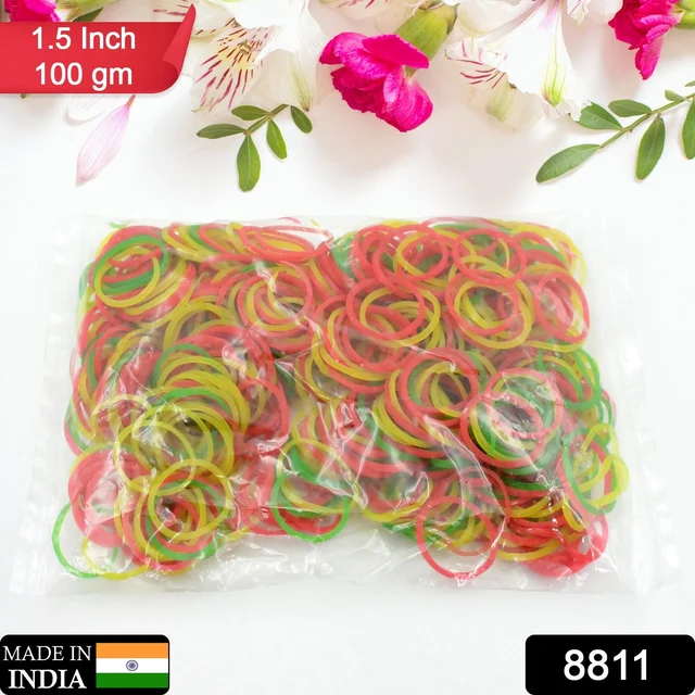 Rubber Bands – Multicolor, Strong & Reusable for Home & Office | VoltDesk