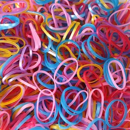 Rubber Bands – Multicolor, Strong & Reusable for Home & Office | VoltDesk