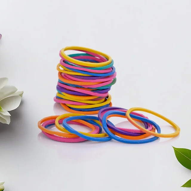 Rubber Bands – Unbreakable Nylon 2-Inch for Office & Home |
