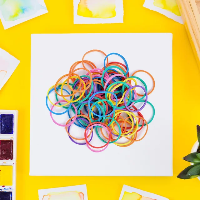 Rubber Bands – Unbreakable Nylon 2-Inch for Office & Home |