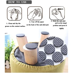 Rubber Furniture Pads – Self-Adhesive Floor Protectors | Safelix