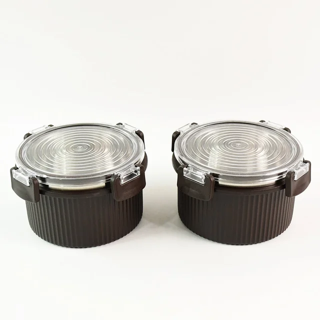 Rustic Jar Set – 2 Airtight 450ml Kitchen Storage Containers