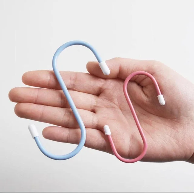 S Hooks Metal – Heavy Duty Hanging Hooks (6 Pcs) | VoltDesk