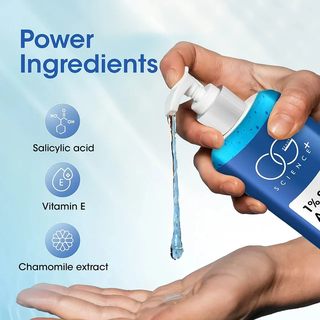 Salicylic Acid Body Wash – 1% Anti-Acne Exfoliating Gel